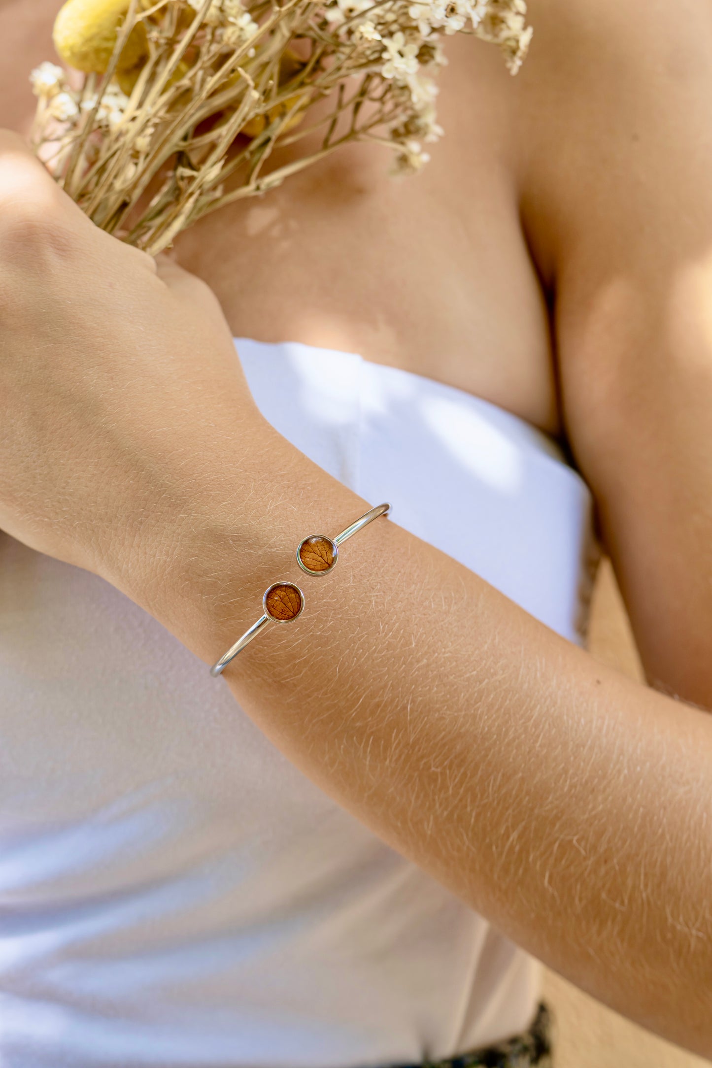 Bracciale Ortensia ambrata